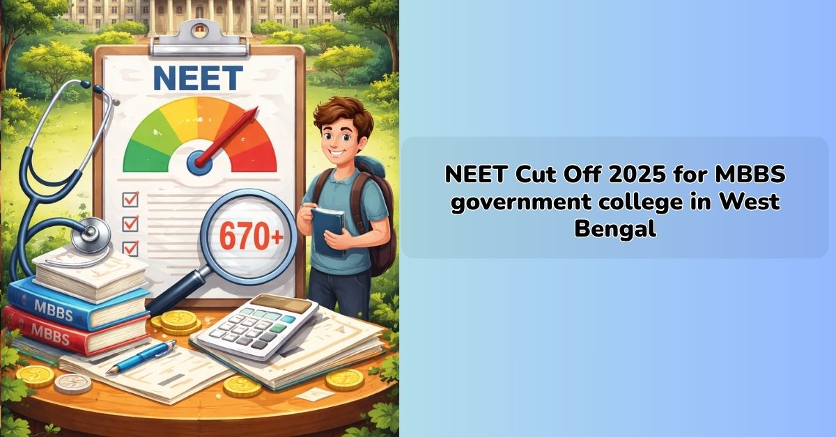 NEET 2025 cutoff for MBBS government colleges in West Bengal with marks and ranks
