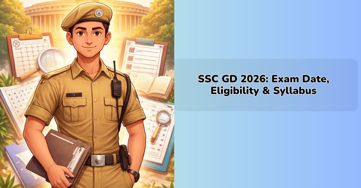 “SSC GD Constable 2026 exam overview including eligibility, syllabus, and selection process”